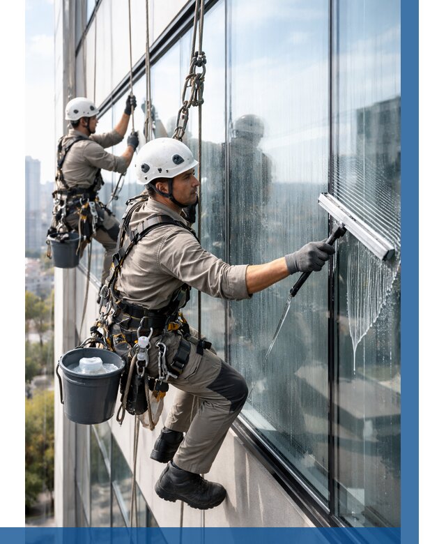 Мойка окон альпинистами в Геленджике от 4677 р. | ВЫСОТНИК-Глн