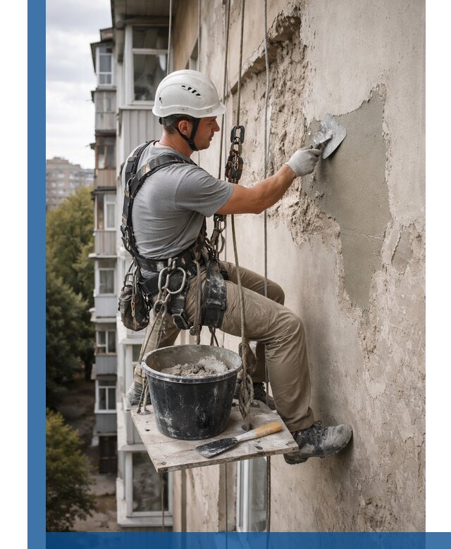 Восстановление фасадной штукатурки в Геленджике с гарантией качества