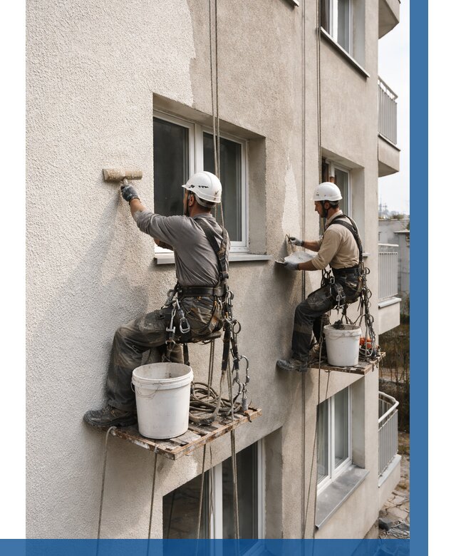 Нанесение короеда на фасад в Геленджике от 468 р. | ВЫСОТНИК-Глн