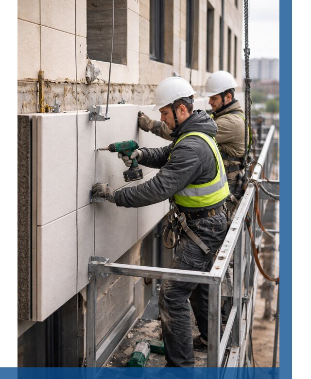 Монтаж фасадных термопанелей в Геленджике от 1559 р. | ВЫСОТНИК-Глн