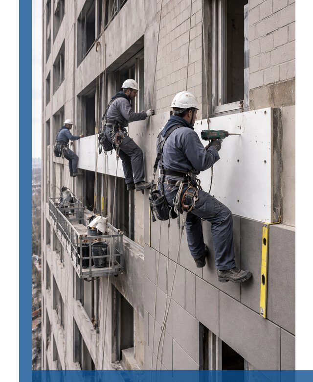 Монтаж фасадных термопанелей высокого качества в Геленджике