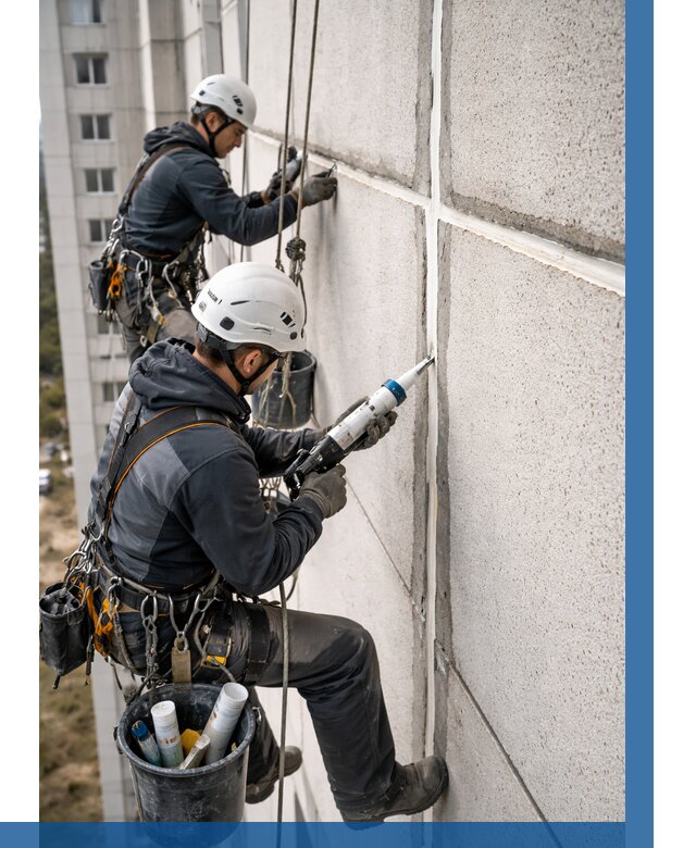 Герметизация межпанельных швов в Геленджике от 728 р. | ВЫСОТНИК-Глн