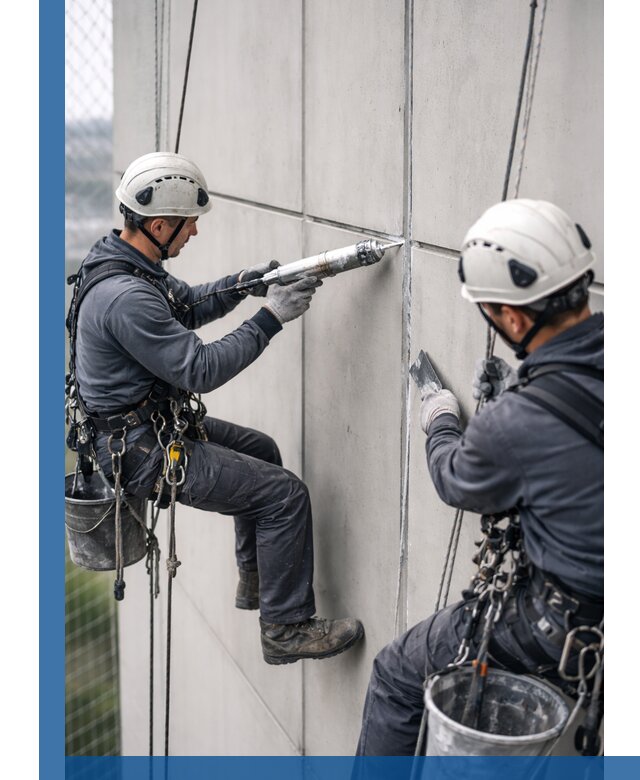 Первичная герметизация швов фасадов и кровель в Геленджике