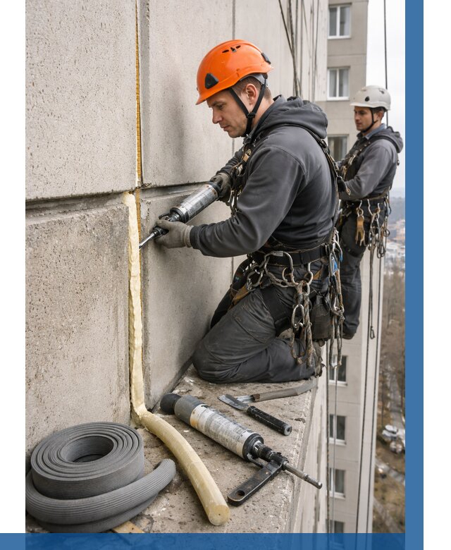 Теплый шов межпанельные швы в Геленджике от 728 р. | ВЫСОТНИК-Глн