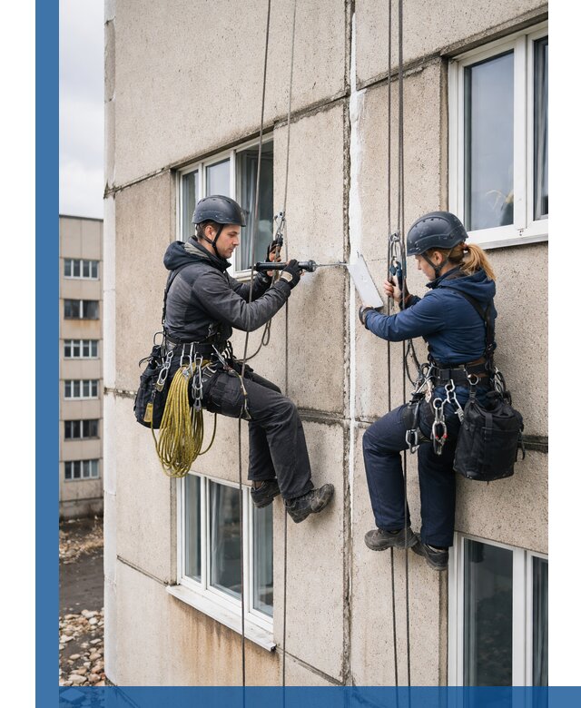 Герметизация межпанельных швов тёплым швом в Геленджике