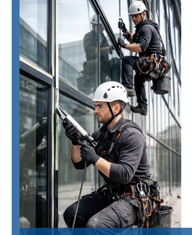 Герметизация витражных швов в Геленджике для зданий и фасадов