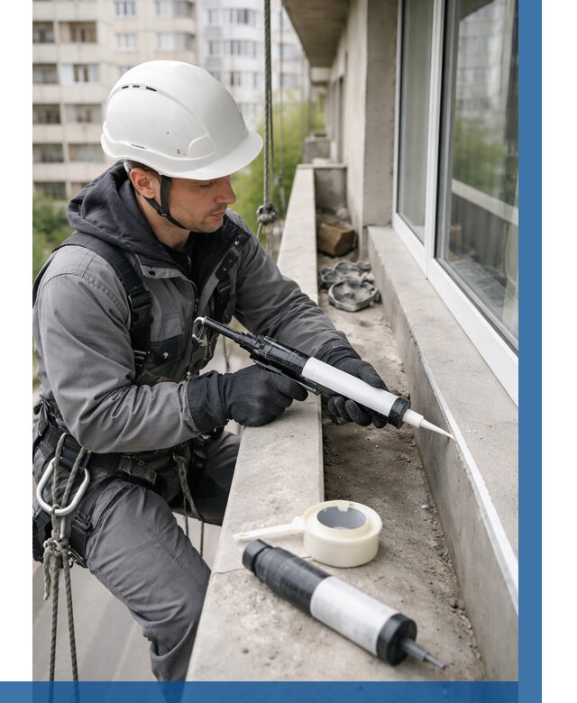 Герметизация швов лоджии в Геленджике от 4677 р. | ВЫСОТНИК-Глн