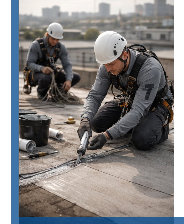 Аварийное и капитальное устранение протечек кровли в Геленджике