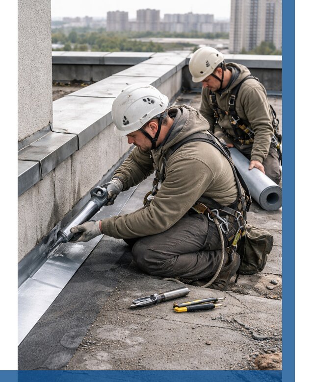 Ремонт кровельных примыканий в Геленджике от 1247 р. | ВЫСОТНИК-Глн