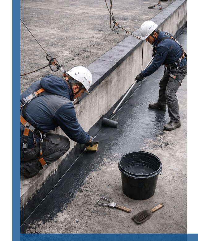 Гидроизоляция кровли жидкой резиной профессионально в Геленджике