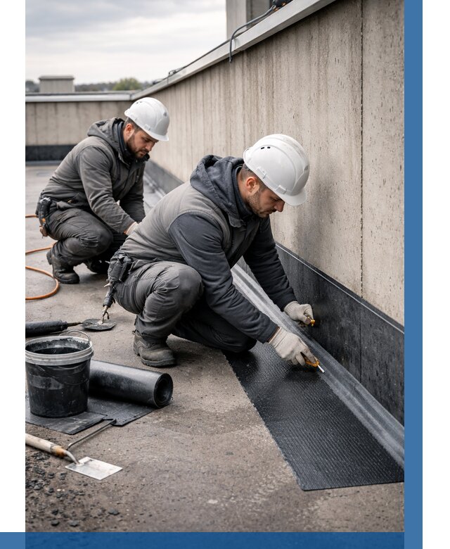 Гидроизоляция примыканий на кровле в Геленджике от 935 р. | ВЫСОТНИК-Глн