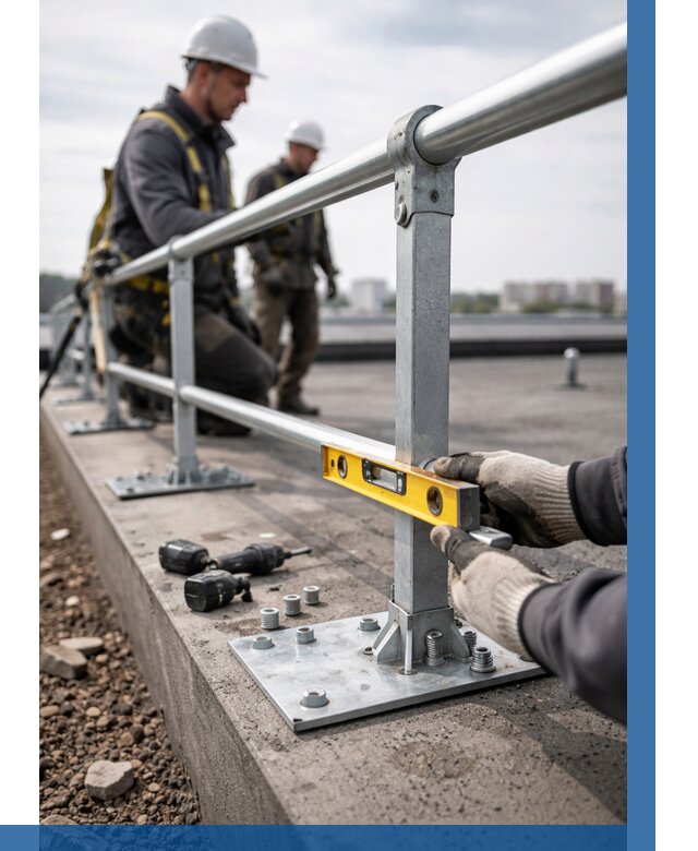 Монтаж кровельного ограждения в Геленджике от 1247 р. | ВЫСОТНИК-Глн