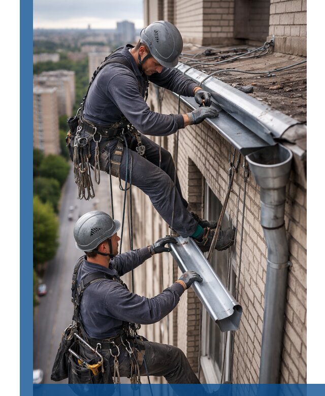 Ремонт водосточных желобов в Геленджике, быстро и качественно