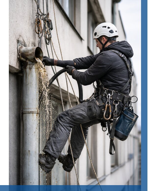 Прочистка водосточных труб в Геленджике от 3638 р. | ВЫСОТНИК-Глн