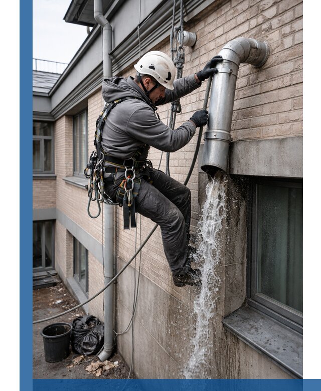 Профессиональная прочистка водосточных труб в Геленджике с гарантией