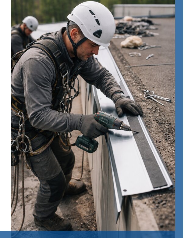 Монтаж капельника на кровле в Геленджике от 312 р. | ВЫСОТНИК-Глн