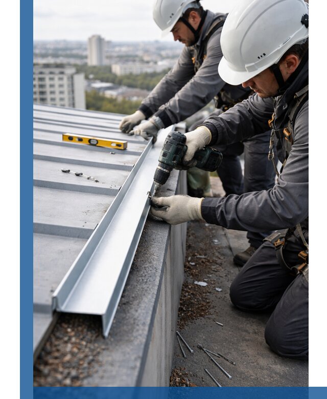 Монтаж капельника на кровле в Геленджике с гарантией качества