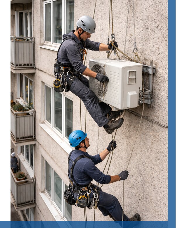 Перенос внешнего блока кондиционера в Геленджике от 9355 р.| ВЫСОТНИК-Глн