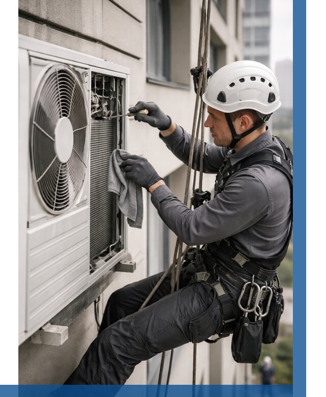 Обслуживание внешнего блока кондиционера в Геленджике от 2806 р.ВЫСОТНИК-Глн