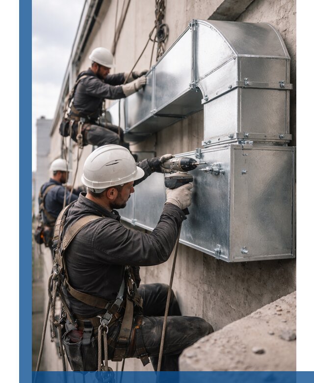 Профессиональный монтаж вентиляционных коробов в Геленджике под ключ