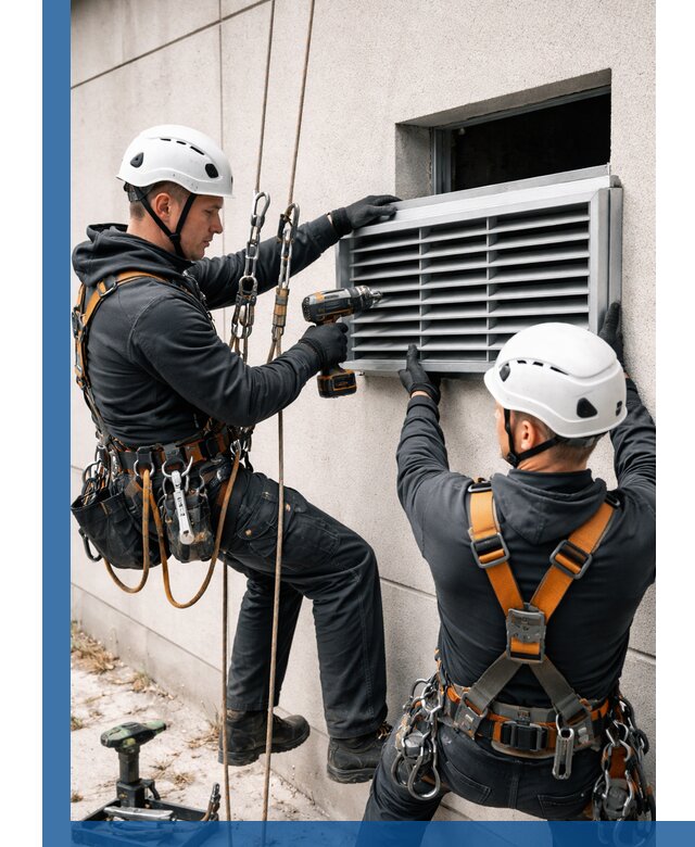 Монтаж вентиляционных решеток в Геленджике профессиональный сервис