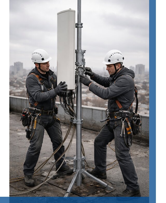 Монтаж антенн связи на крыше в Геленджике от 8835 р. | ВЫСОТНИК-Глн