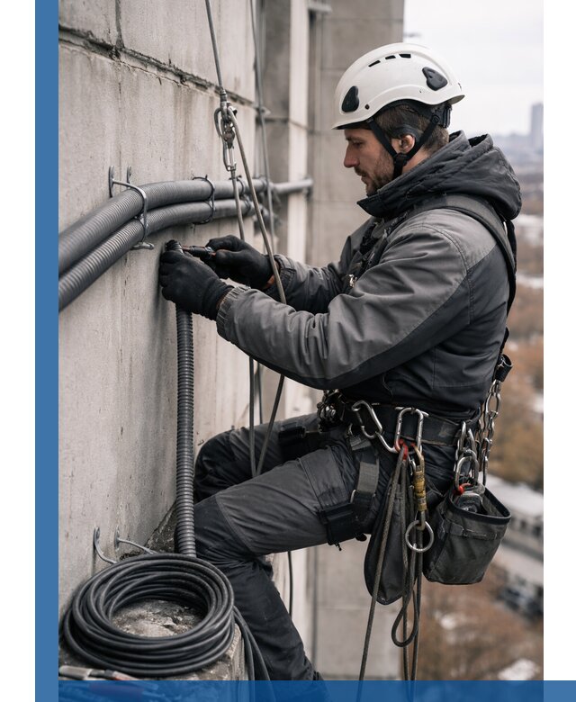 Профессиональный монтаж гофры для кабеля в Геленджике с гарантией