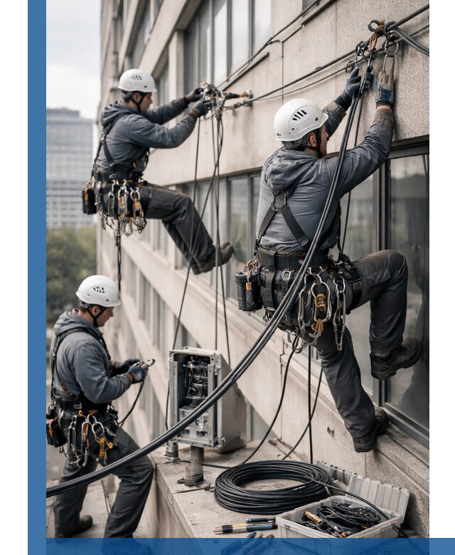 Прокладка оптоволоконного кабеля в Геленджике под ключ с тестированием