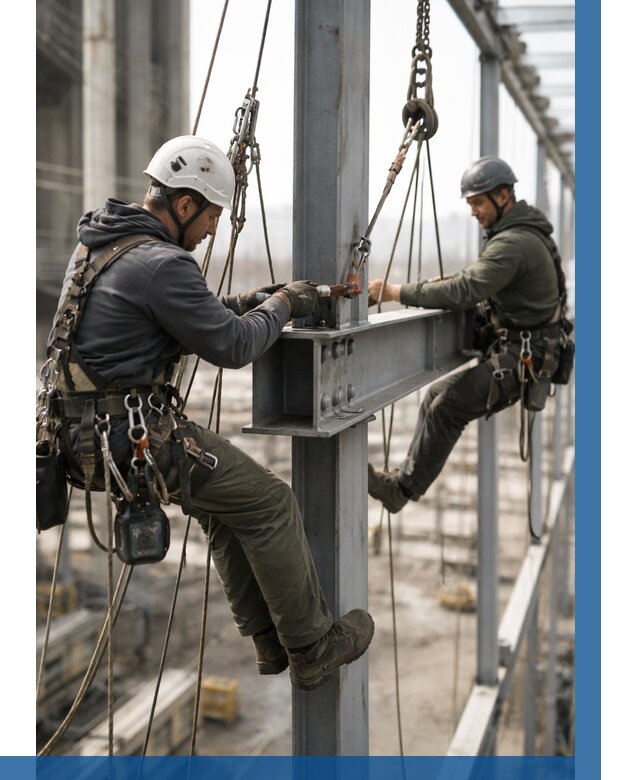 Монтаж металлоконструкций на высоте в Геленджике от 3638 р. | ВЫСОТНИК-Глн