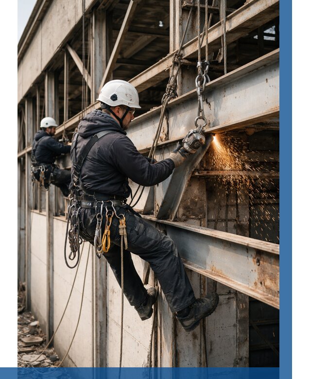 Демонтаж металлоконструкций на высоте в Геленджике от 6756р. |ВЫСОТНИК-Глн