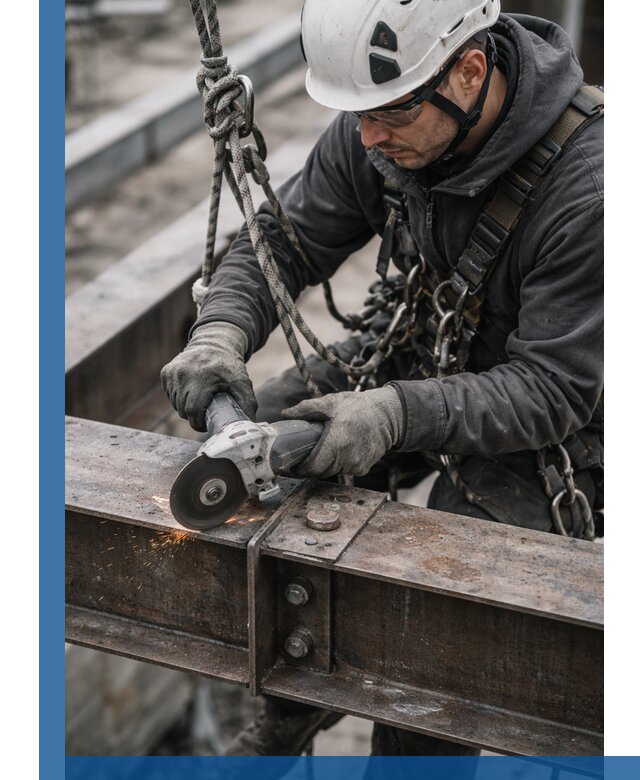 Резка металла на высоте в Геленджике для зданий и конструкций