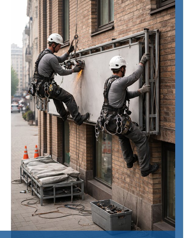 Демонтаж рекламной вывески в Геленджике от 6756 р. | ВЫСОТНИК-Глн