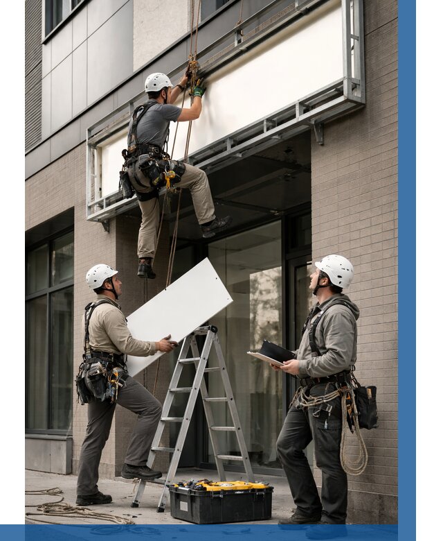 Монтаж светового короба в Геленджике от 6756 р. | ВЫСОТНИК-Глн