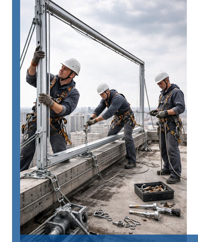 Монтаж крышных рекламных конструкций под ключ в Геленджике