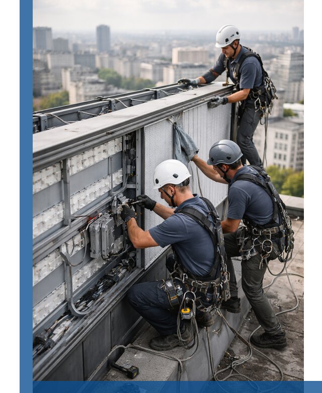 Профессиональное обслуживание крышной рекламы в Геленджике под ключ