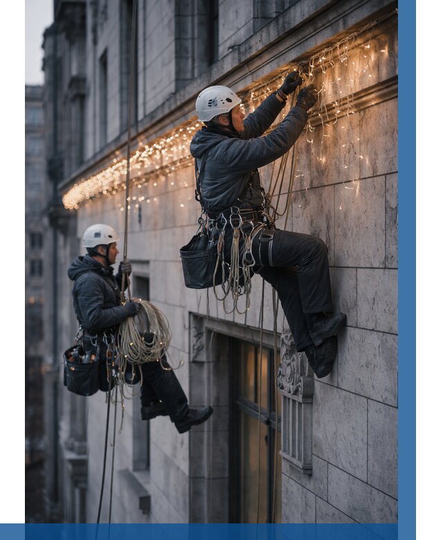 Монтаж новогодней иллюминации в Геленджике от 8835 р. | ВЫСОТНИК-Глн