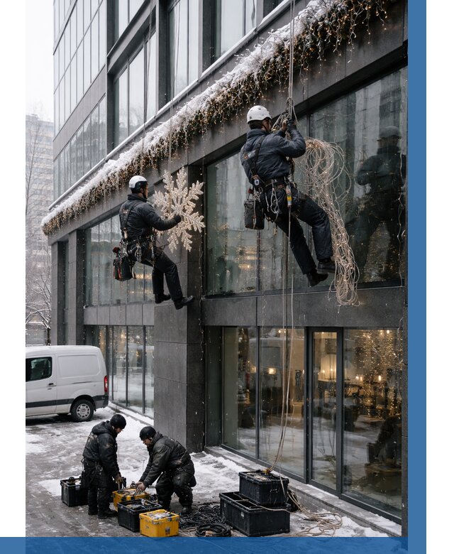 Демонтаж новогоднего оформления в Геленджике от 5717 р. | ВЫСОТНИК-Глн