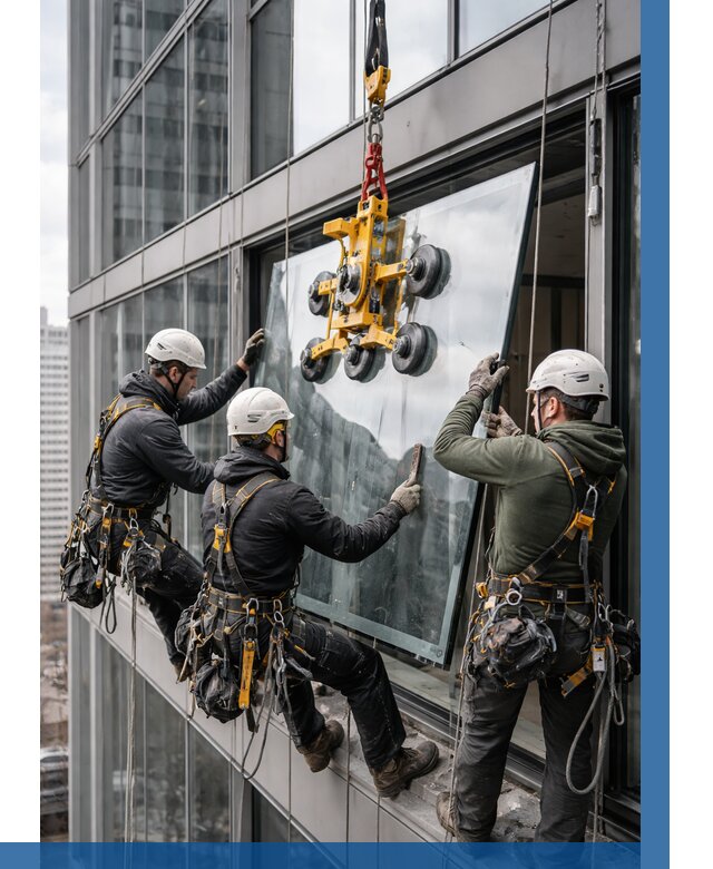 Фасадное остекление зданий под ключ в Геленджике от 10394 р. | ВЫСОТНИК-Глн