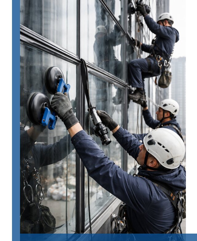 Радиусное остекление фасадов под ключ в Геленджике с гарантиями