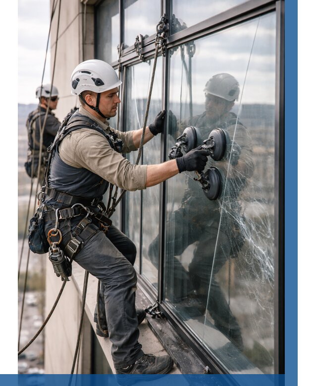 Замена стекла в витраже в Геленджике под ключ от 8835 р. | ВЫСОТНИК-Глн