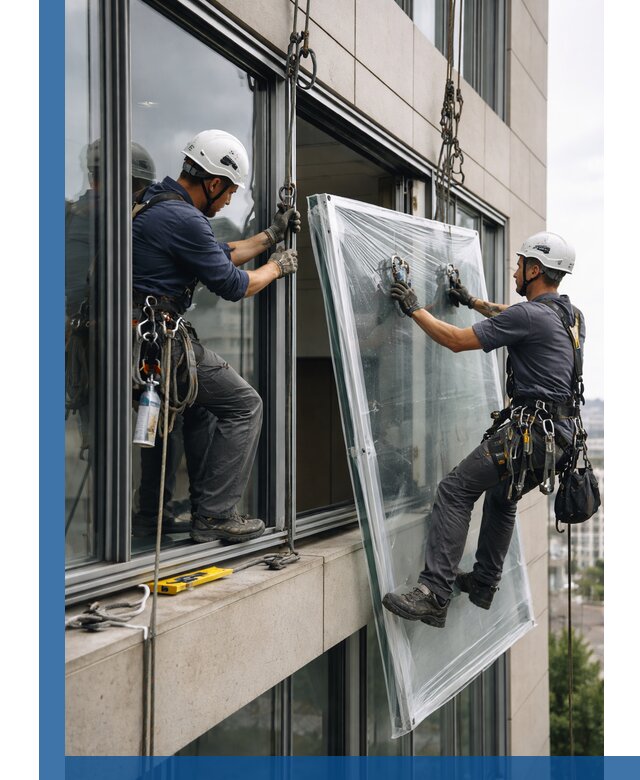 Профессиональная замена стекла в витраже в Геленджике с гарантией