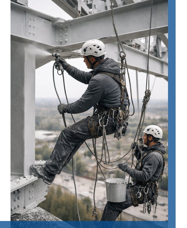Покраска металлоконструкций на высоте в Геленджике 364 р |ВЫСОТНИК-Глн