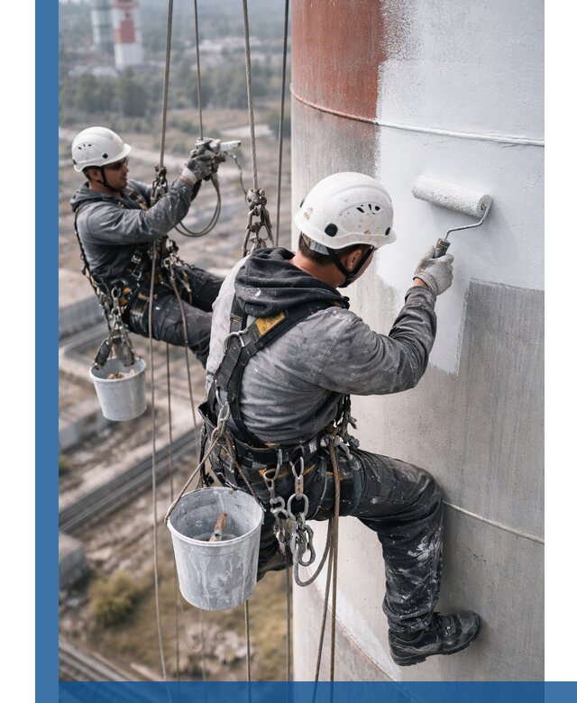 Покраска дымовых труб в Геленджике: антикоррозийная защита и восстановление