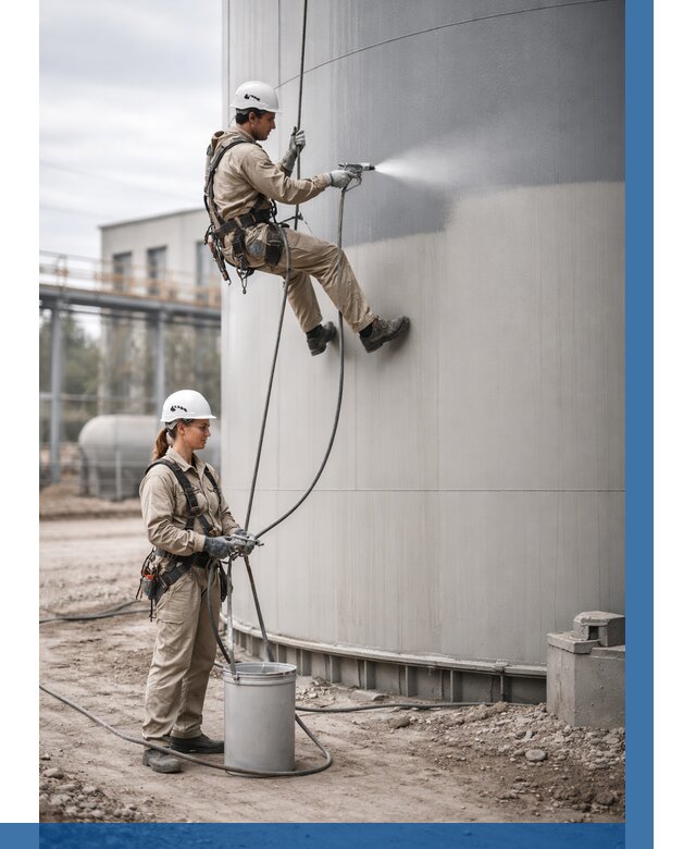 Покраска резервуаров в Геленджике от 1247 р. | ВЫСОТНИК-Глн — заказать