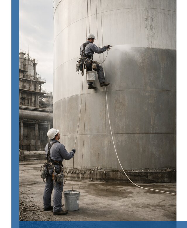 Покраска стальных резервуаров и емкостей в Геленджике профессионально