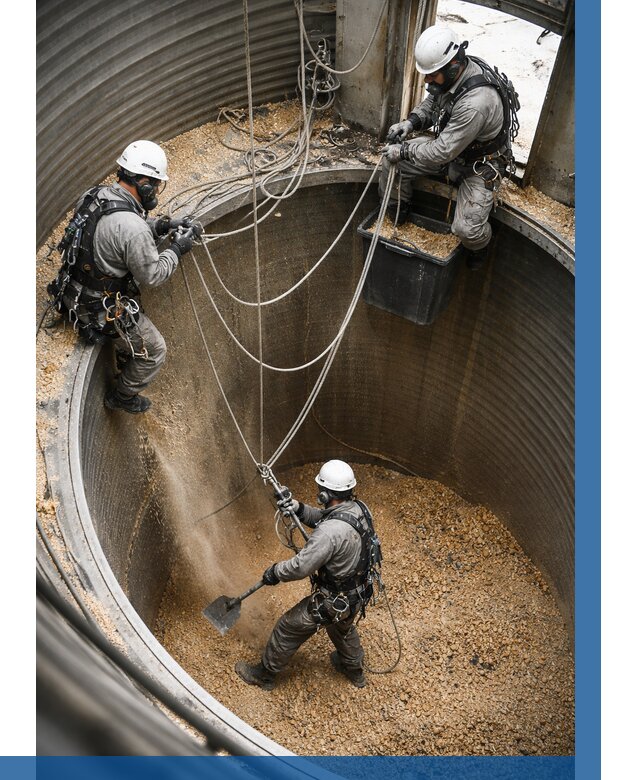 Чистка зерновых бункеров в Геленджике от 12473 р. | ВЫСОТНИК-Глн