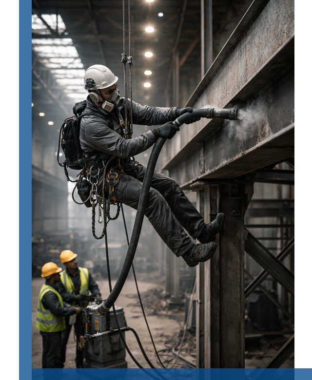 Обеспыливание конструкций в цехах промышленного производства в Геленджике