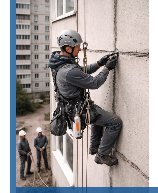 Обследование межпанельных швов и герметизация в Геленджике