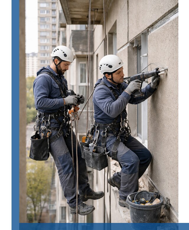 Промышленные альпинисты высотные работы и монтаж в Геленджике